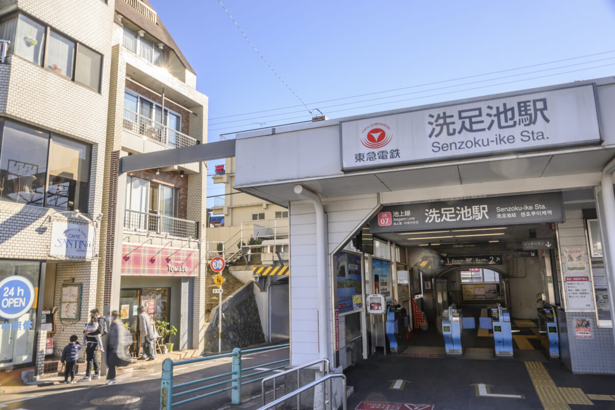 洗足池駅について
